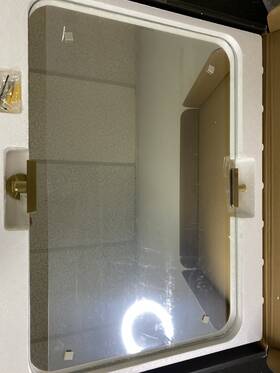 K-34969-2mb Kohler Studio Mcgee 19.5 Inch X29.5 Vibrant Brass Frameless Bathroom Mi