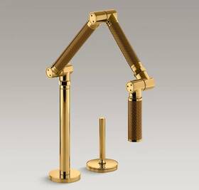 K-6227-c15-bv Kohler Two Karbon Faucets Vibrant Bronze One Working/one Parts