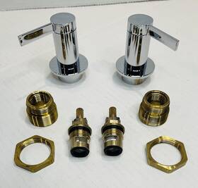 K-6274-c12-cp Kohler Karbon Articulating Bathroom Sink Faucet Handles Chrome