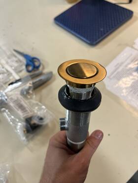 K-7114-af Kohler Premier 1-1/4 Inch Drain Assembly - French Gold