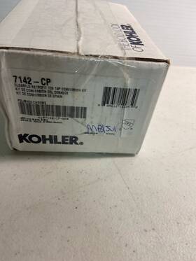 K-7142-cp Kohler Clearflo Retrofit Toe Tap Conversion Kit - Polished Chrome