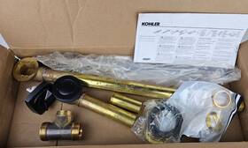 K-7166-af-bl Kohler Clearflo 1-1/2 Inch Adjustable Pop-up Bath Drain Black