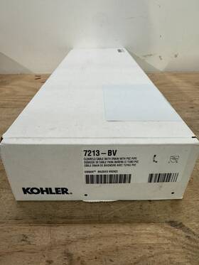 K-7213-bv Kohler Clearflo Tub Drain Kit With Overflow Brush Bronze For Parts