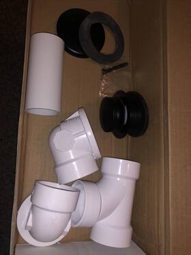 Kohler K-7214-bl Parts Only 7214-bl-clearflo Cable Bath Drain Without Plastic Pipes Or Matte B
