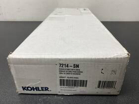 K-7214-sn Kohler Tub Drain Kit With Overflow No Pvc Polished Nickel