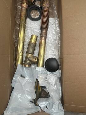 K-7265-bl Kohler Clearflow Brass Tow Tap Drain Matte Black Less Stopper Fpo