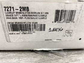 K-7271-2mb Kohler Clearflo Slotted Bathtub Drain - Brushed Moderne Brass Read