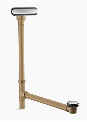 K-7271-bl Kohler Clearflo 1-1/2 Inch Toe-tap Tub Drain Kit - With Brass Mode 7271-bl