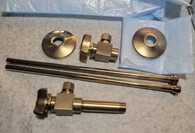 Kohler K-7605-p-bv 3/8 Inch Npt Water Supply Angle Stop Valve - Brushed Bronze