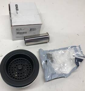K-8801-bl Kohler Duostrainer 3-1/2 Inch Basket Strainers Matte Black