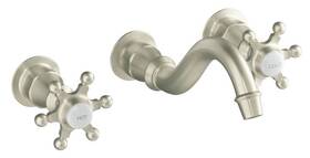 Kohler K-t154-3-bn Antique Wall-mount Lavatory Faucet Trim Brushed Nickel