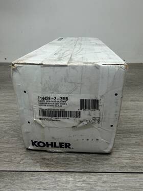 Kohler T14429-3-2mb Purist Deck-mount Bath Faucet With Cross Design - Read