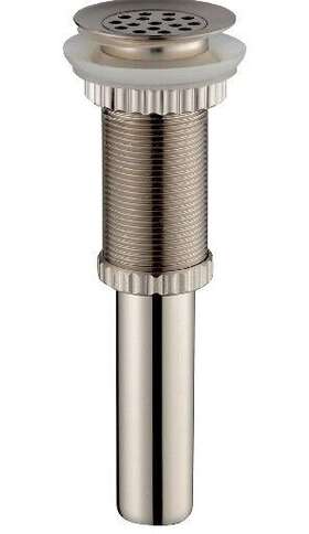 Pu-12sn Kraus Pu-12 Nickel Grid Drain Assembly For Vessel Bathroom Sinks