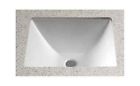 1083349 Lavatory Rectangular Id Undercounter Sanagloss Rimless