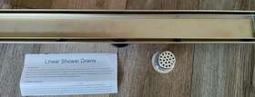 X0031u23kr Linear Webang 24 Inch Shower Drain - Brushed Gold Read