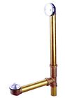 Dll3161 Lock Chrome Overflow Tub Polished 16 Lift Drain Waste "