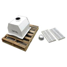 Fs1790 Mifab 24 Inch X 17 Deep Floor Sink/sanitary Waste Drain Coated Steel