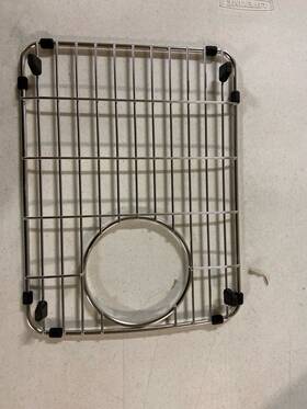 Miseno Mnogr5111ss 11 Inch X14.6 Stainless Steel Basin Rack With Rubber Feet