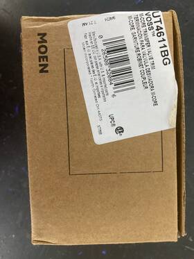 Moen 026508320846 Ut4611 Zinc Shower Diverter Trim Brushed Gold 4.38 Inch X 1