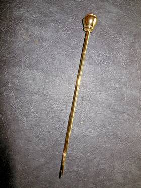 103464p Moen Monticello Polished Brass Gold Pop Up Rod Only Used