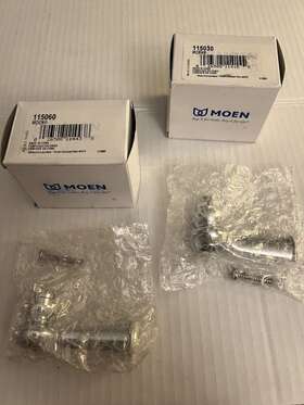 1105030 Moen Replacement Handles Hot&cold Chrome
