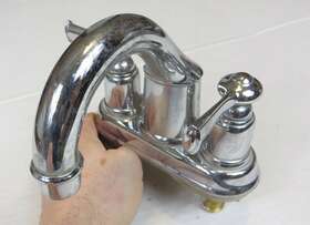 66610 Moen Pair Of Branbury Bathroom Faucets In Polished Chrome