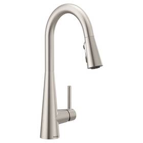 7864srs Moen Sleek Spot Resist Stainless One-handle Single-hole Pulldown Kitchen Faucet