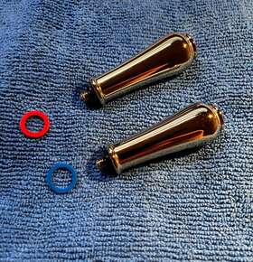 97373 Moen Polished Brass Lever Handle Pair For Monticello Roman Tub Filler
