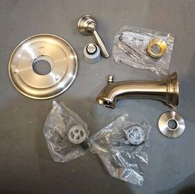 Ut2153nhbn Moen Brantford Tub Shower Trim Brushed Nickel - For Parts Only
