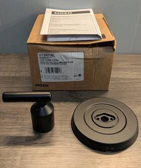 Moen Ut2921bl Gibson Diverter Trim Matte Black 2/3 Devices No Rough-in Valve Ut2921b