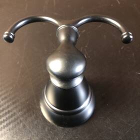 Y2603bl Moen Banbury Double Robe Bathroom Hook In Matte Black Missing Hardware