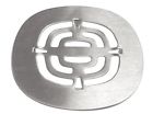 N A 4-1 2 In Brass Snap-in Shower Strainer Grid Polished Chrome 747028316262