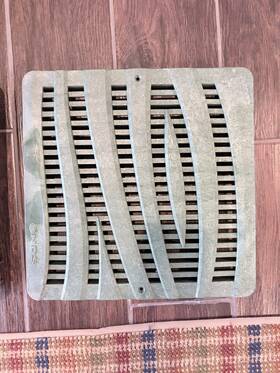 1224grrtl Nds 12 Inch Plastic Square Drainage Catch Basin Grate With Wave Design Green By