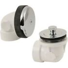 172006 Nickel Waste Brushed Overflow Kit Proplus Turn Pipe Lift