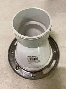 Oatey 038753436050 3 Inch X 4 Dwv Offset Flange Adjustable Ring Hxif
