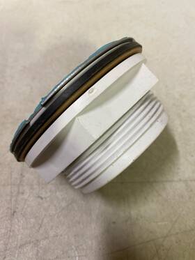 420992 Oatey Round No-caulk Pvc Shower Drain With Snap-in Stainless Steel Cover