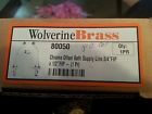 80050...chrome Offset 80050 Brass Bath Wolverine Supply Lines...