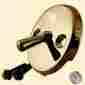 Ofptl-pb Braxton Harris Polish Brass Faceplate For Waste And Overflow