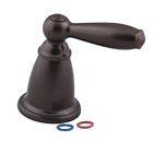 131101orb Oil Handle Rubbed Faucet Kit Lever Bronze Hot Moen Cold