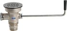 1366-nf Opening Drain 3-1 " Twist Faucet 2 Sink Chicago