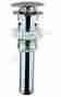 P001c58-skyshopusa Colorart New Bathroom Bath Push Pop-up Drain W Overflow Chrome 1 3 4 Or 5 8