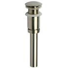 53pw945ssrus Paini Nickel Vessel - Brushed Toscana Overflow Drain La