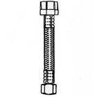 Pp23838 Pak Supply Ss 1 Plumb Tube 8x20 Lines 2x7 Sply Toilet
