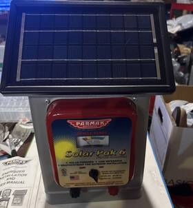 Parker Mccrory 054711021113 Parmak Solar-pak 6 Low Impedance Electric Fence Charger Solar Battery Powered