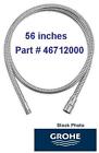 46712000 Part Chrome -exc 56 Cond " Replacement Shower Long Hose Grohe 46712