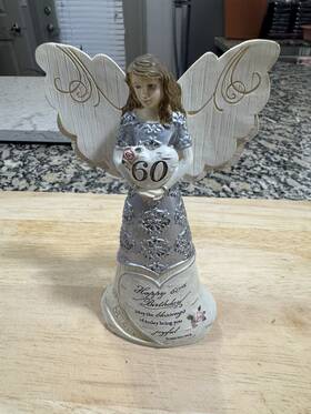 82415 Pavilion Gift Company Elements Angels-happy 60th Birthday