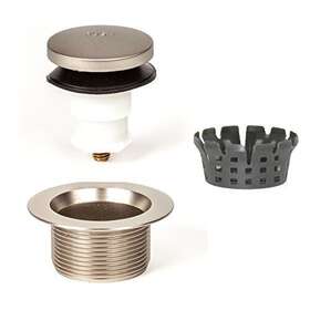 Permaflow 814460020269 Pf Waterworks Toe Touch Foot Actuated Bath Tub Drain Assembly With Gasket