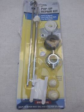Pf0907 Pf Waterworks Pop-up Drain Repair Kit - Threaded Adjustable Parts Only