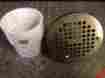 Pf42890 Proflo Nickel 6 Grate With 3-1 2 Adjustable Drain Barrel Top