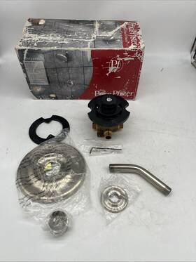 808-nk10 Pfister 016-nc1b Contempra Trim Diverter Valve Parts Lot Brushed Nickel
